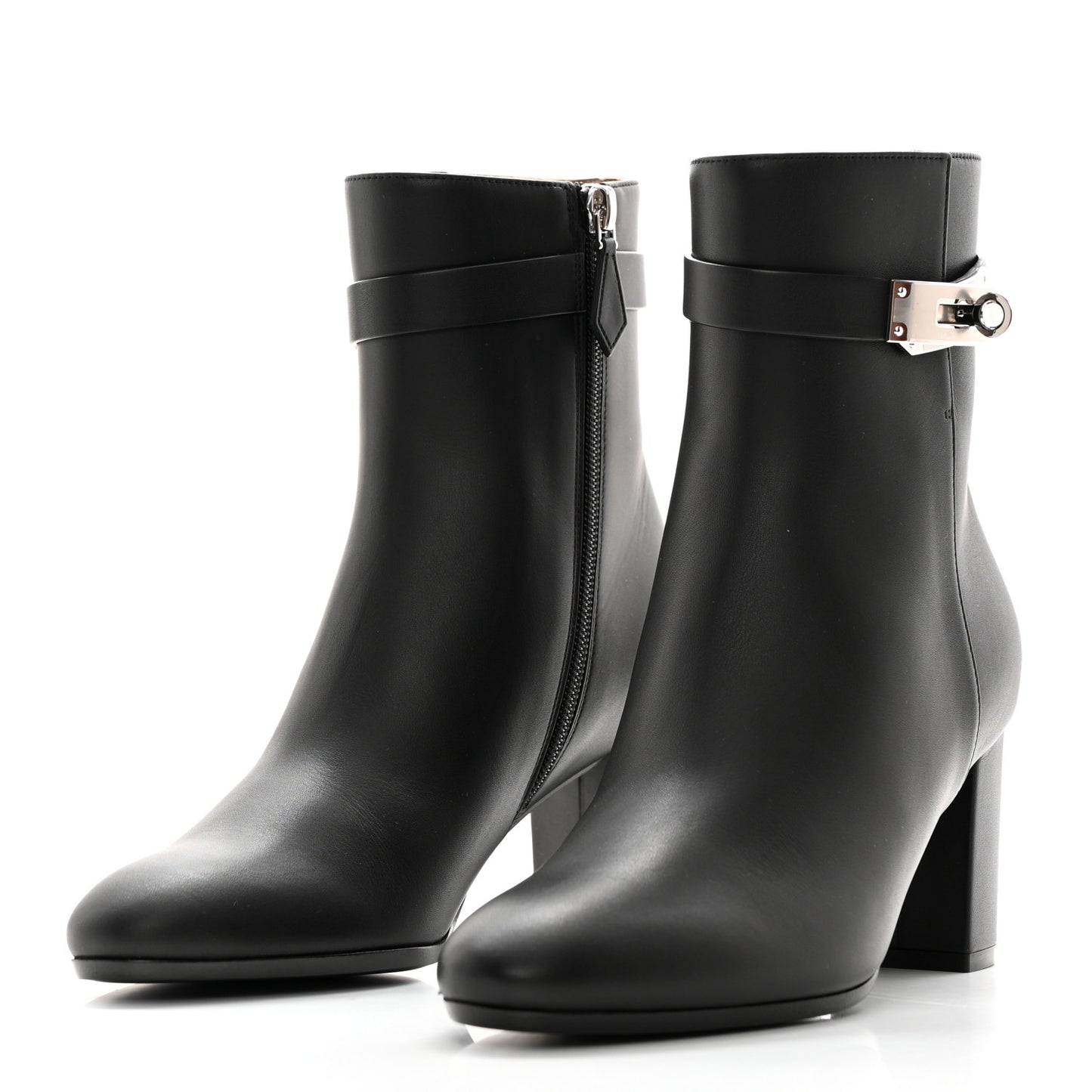 Calfskin Saint Germain Ankle Boots 37 Black