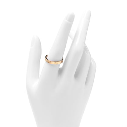 Cartier 18K Yellow Gold 3.5mm LOVE Wedding Band Ring 58 8.5 2 of 5