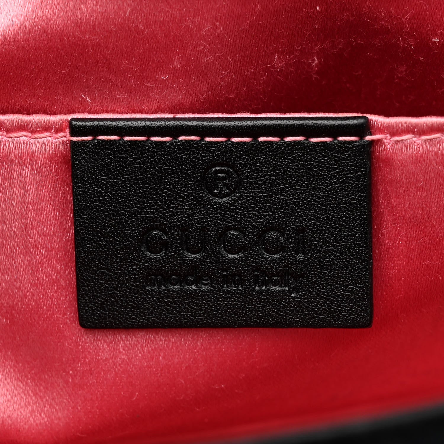 Gucci Velvet Matelasse Mini GG Marmont Shoulder Bag Black 5 of 11