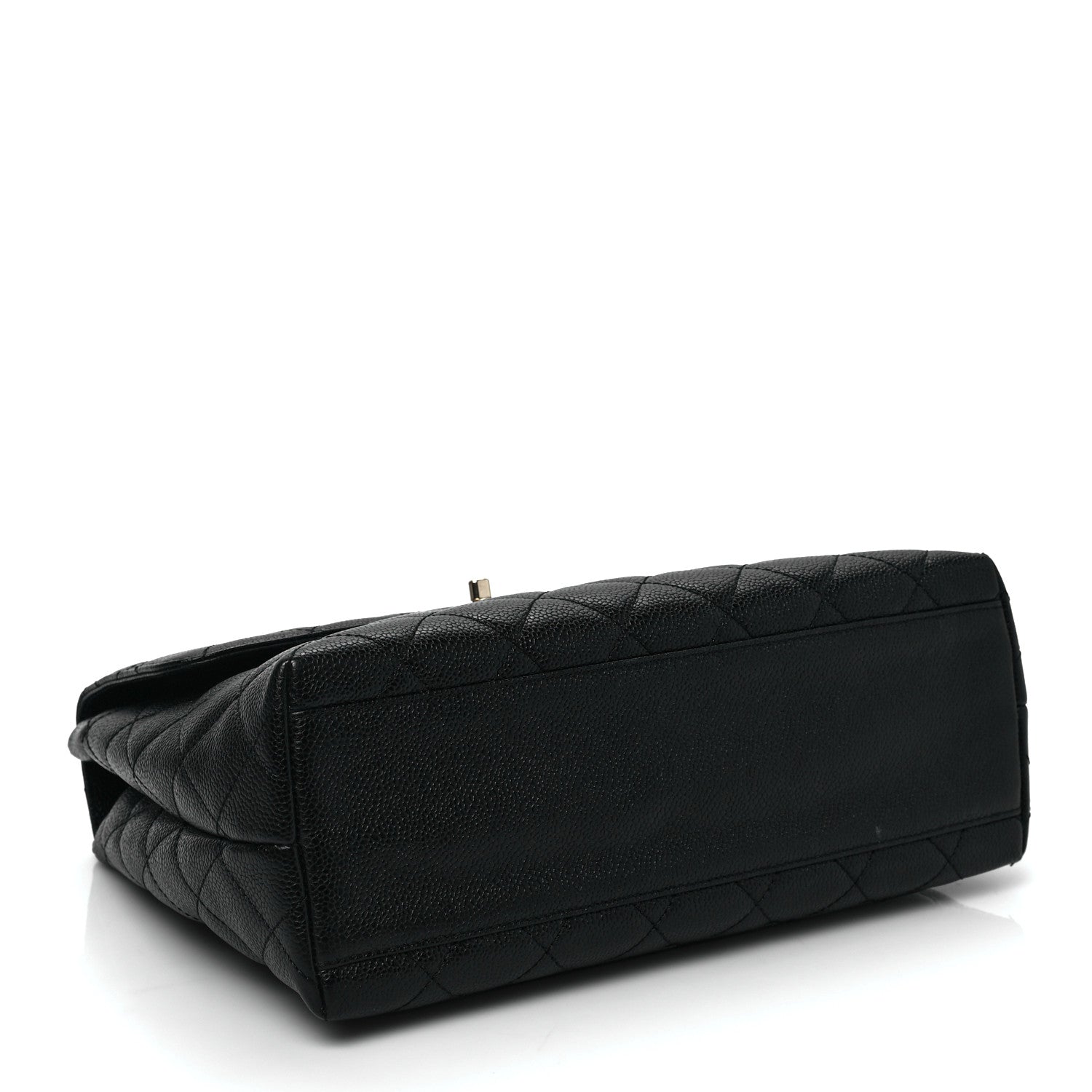 Chanel Caviar Quilted Jumbo Kelly Flap Black 4 of 10