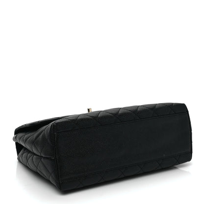 Chanel Caviar Quilted Jumbo Kelly Flap Black 4 of 10