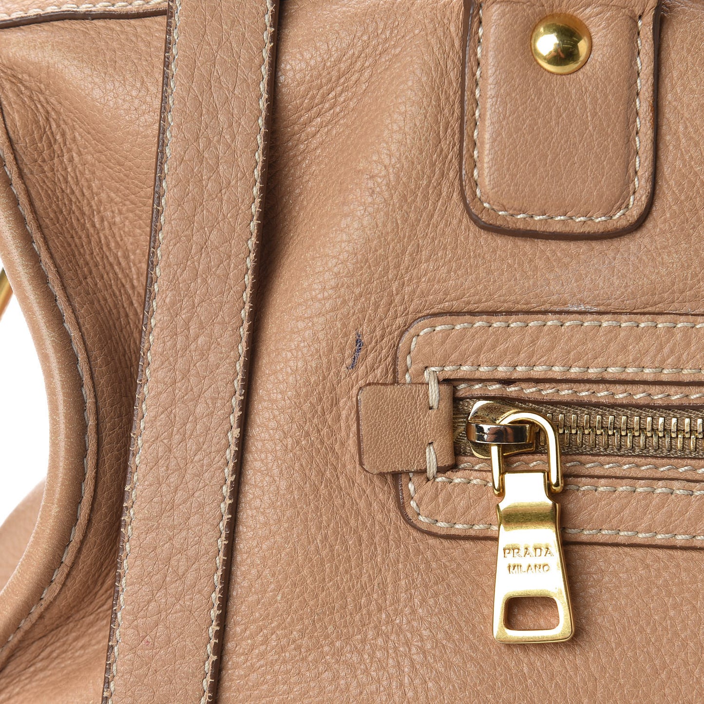 Cervo Deerskin Shoulder Bag Sabbia