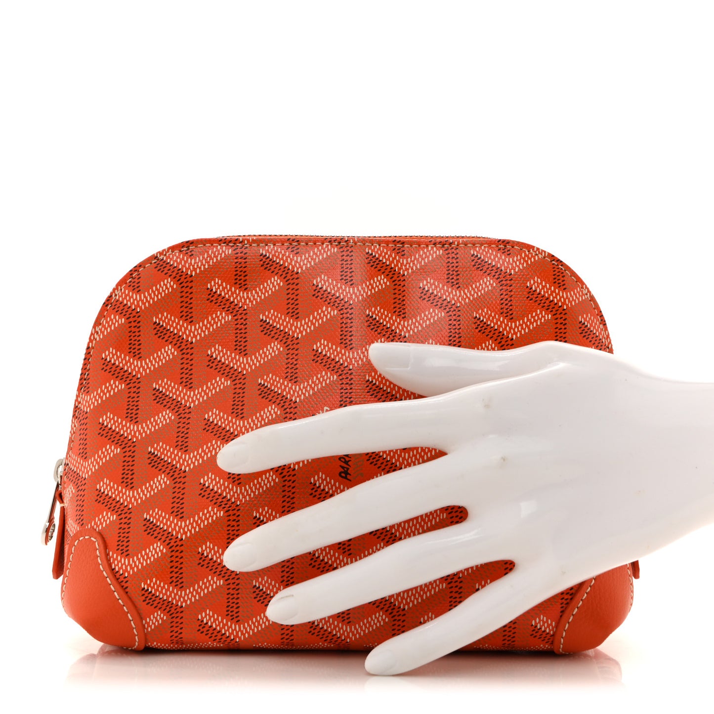 Goyardine Vendome Toiletry Pouch Orange