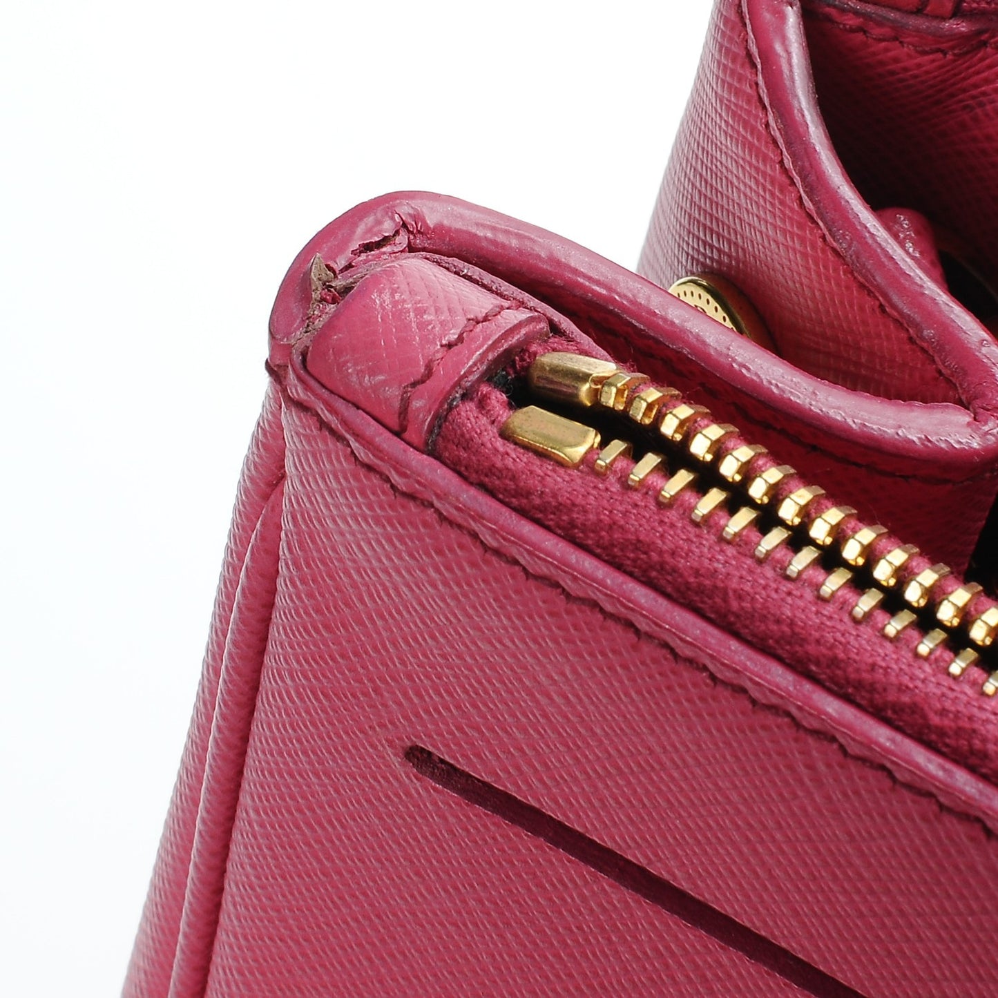 Saffiano Small Galleria Double Zip Tote Peonia