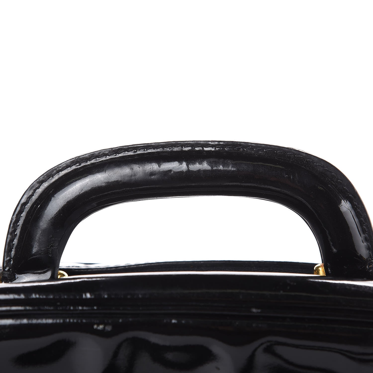 Chanel Patent CC Vanity Cosmetic Case Black 11 of 15