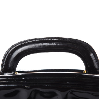 Chanel Patent CC Vanity Cosmetic Case Black 11 of 15