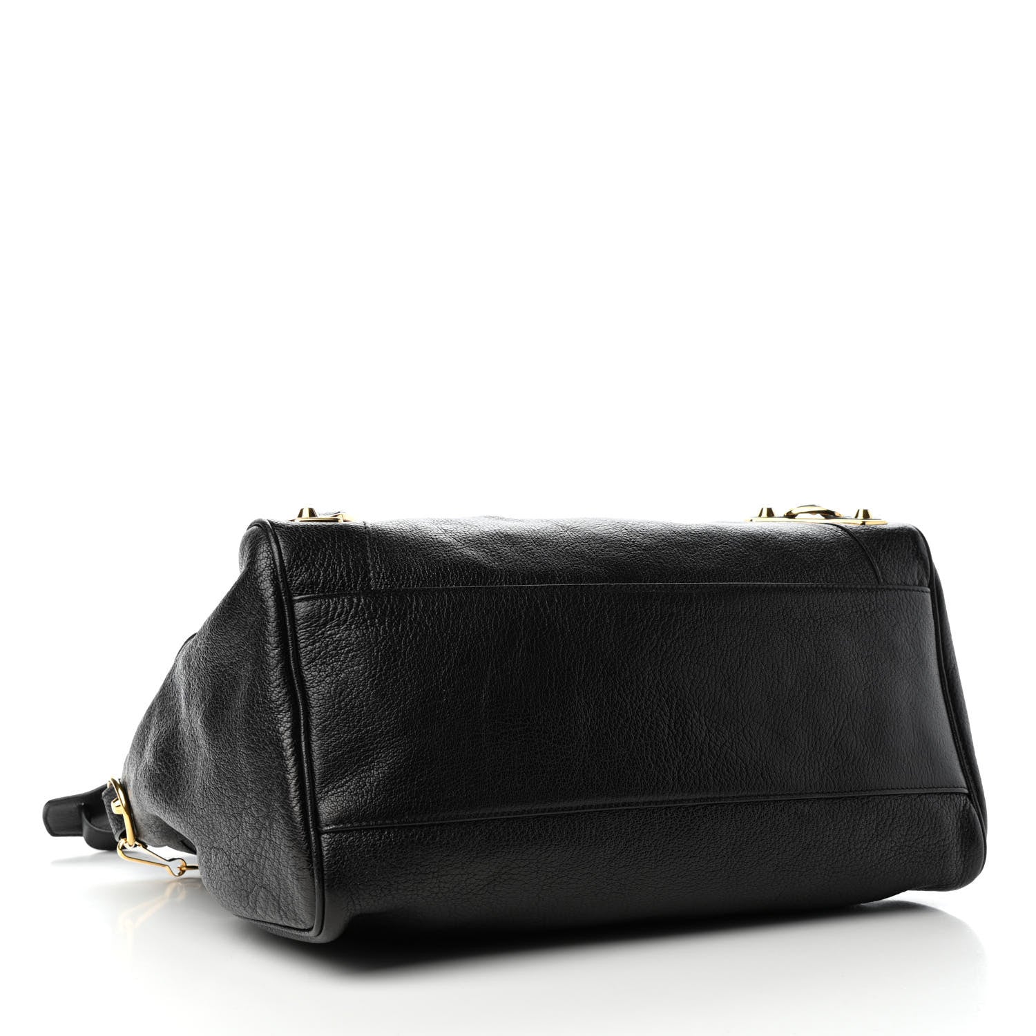 Balenciaga Chevre Gold Metallic Edge Hardware Velo Black 4 of 9