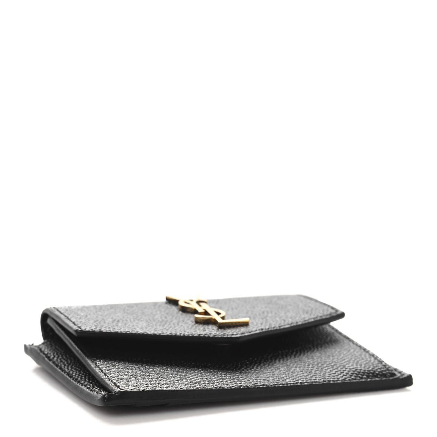 Grain De Poudre Uptown Monogram Card Case Black