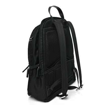 Prada Re-Nylon Saffiano Zip Backpack Black 3 of 9