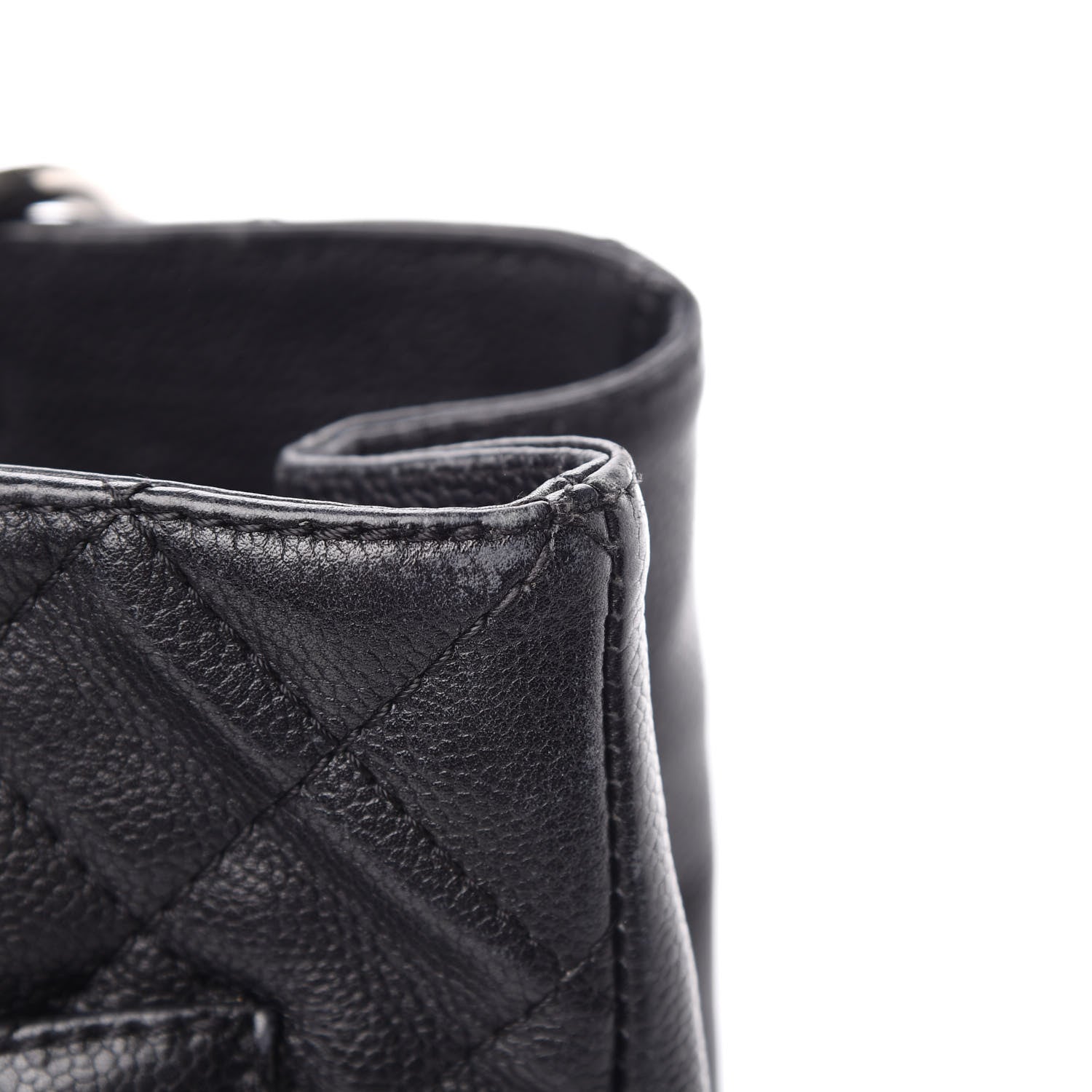 Chanel Caviar Quilted Grand Shopping Tote GST Black 9 of 13