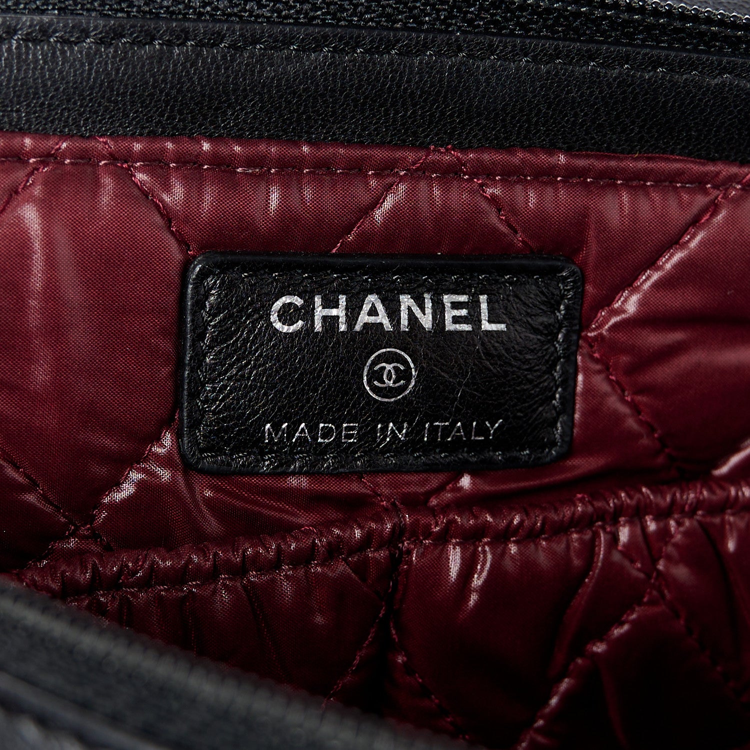 Chanel Lambskin Quilted Flap Cosmetic Case Black 6 of 11