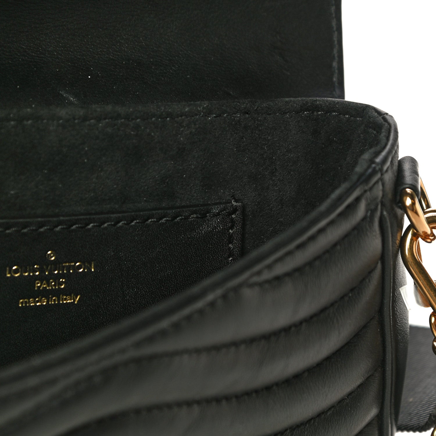 Louis Vuitton Calfskin New Wave Multi Pochette Black 12 of 13