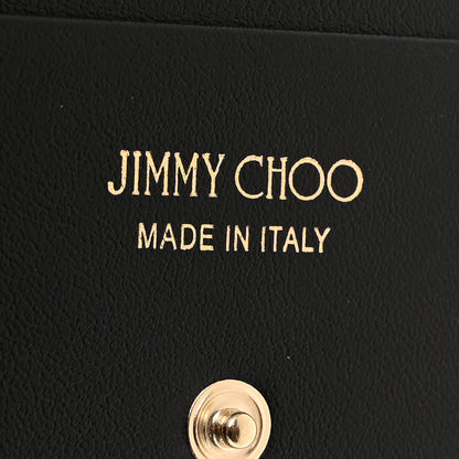 Jimmy Choo Pony Hair Leopard Print Crystal Cheri Compact Wallet 6 of 9