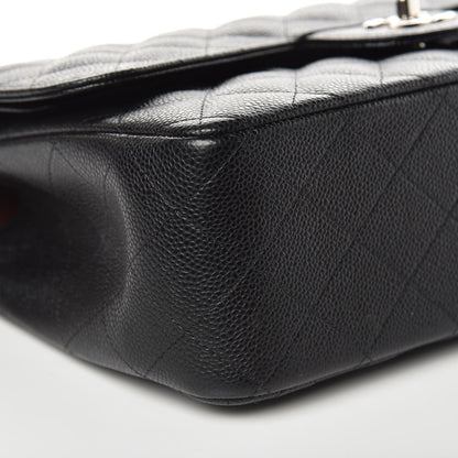 Chanel Caviar Quilted Jumbo Double Flap Black 5 of 11