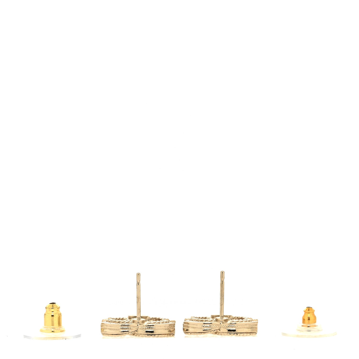 Chanel Pearl CC Earrings Gold 3 of 4