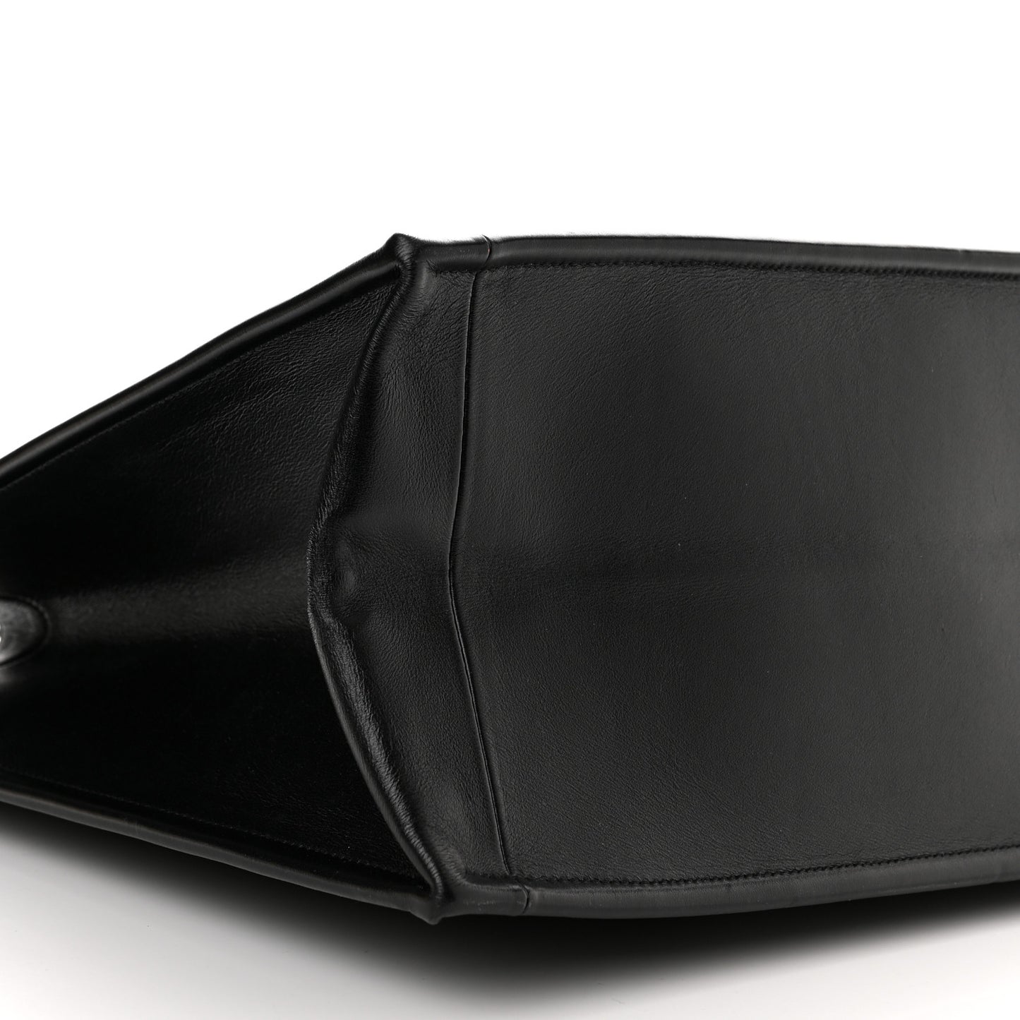 Calfskin Archicannage Medium Essential Tote Black