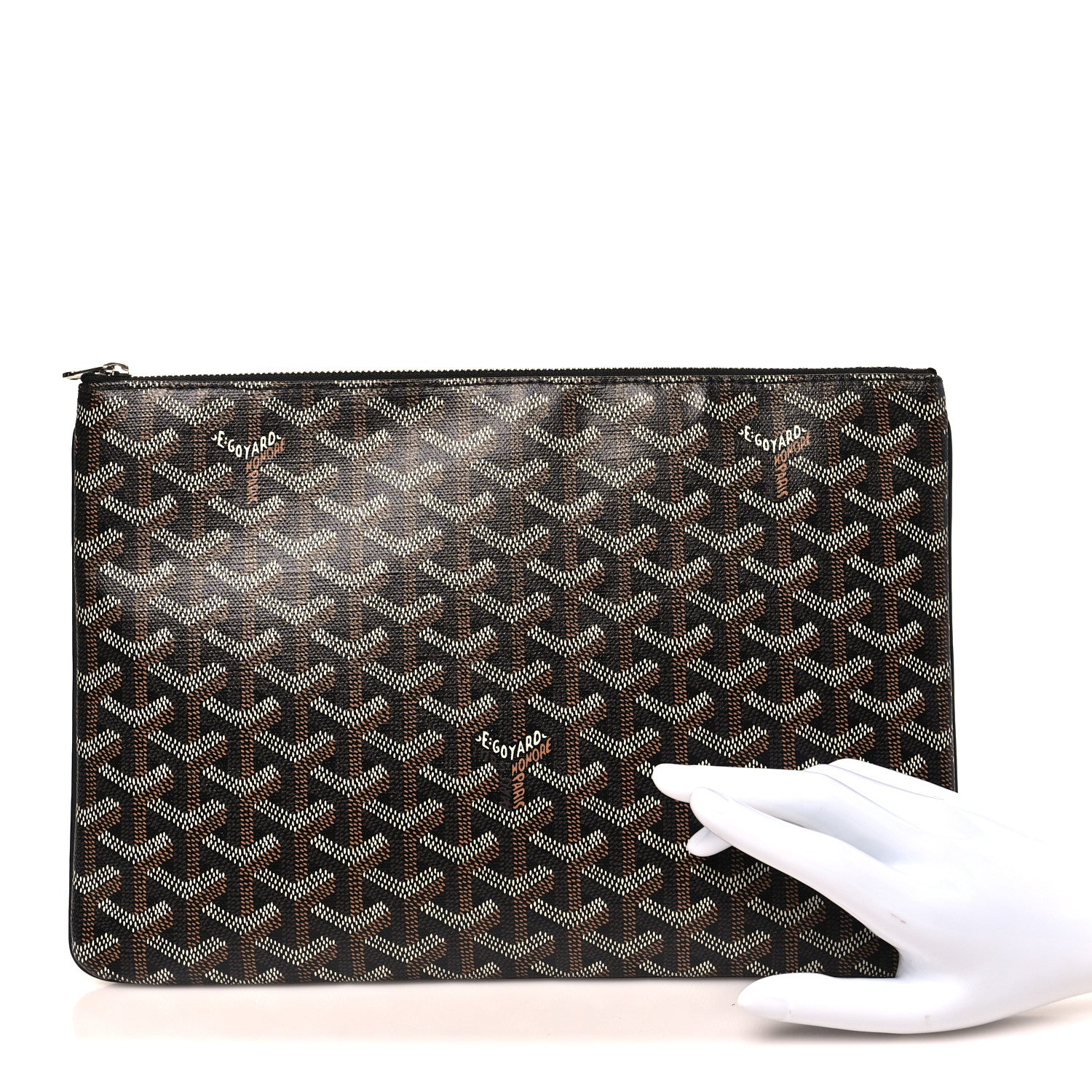 Goyard Goyardine Senat Pochette MM Black 2 of 8