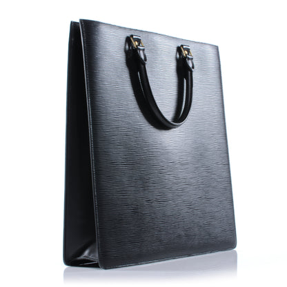 Louis Vuitton Epi Sac Plat Black 3 of 7