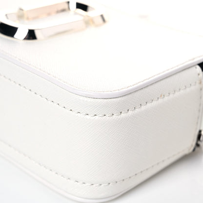 Marc Jacobs Saffiano Small Snapshot Camera Bag White 9 of 15
