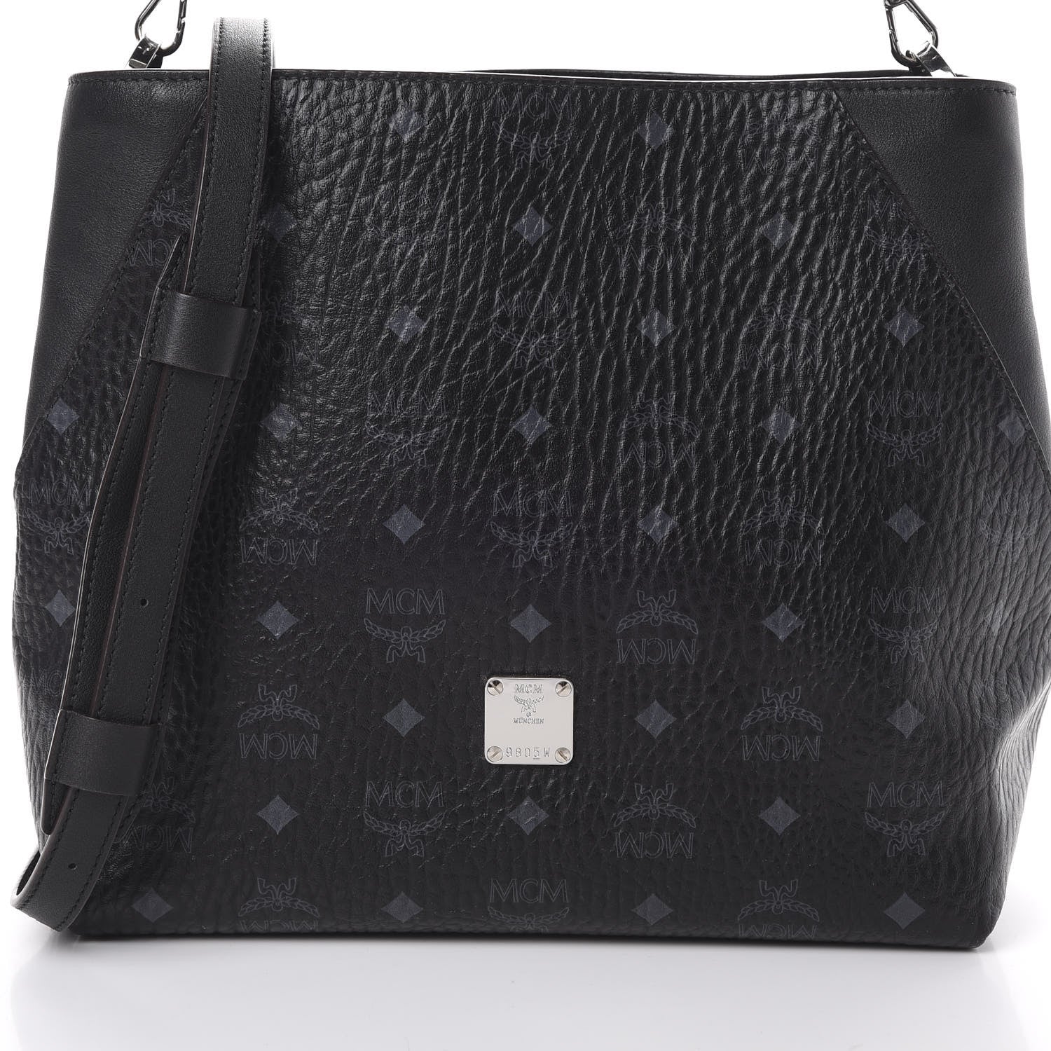 MCM Visetos Medium Klara Hobo Black 7 of 10