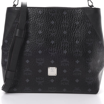 MCM Visetos Medium Klara Hobo Black 7 of 10