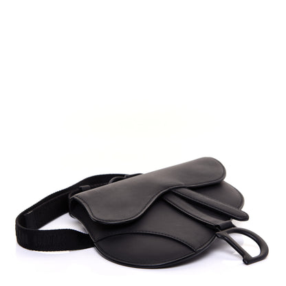 Christian Dior Ultra Matte Calfskin Saddle Belt Bag Black 4 of 9