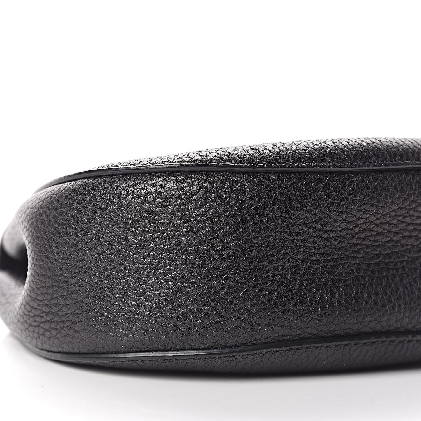 Grained Lambskin Mini Drew Shoulder Bag Black