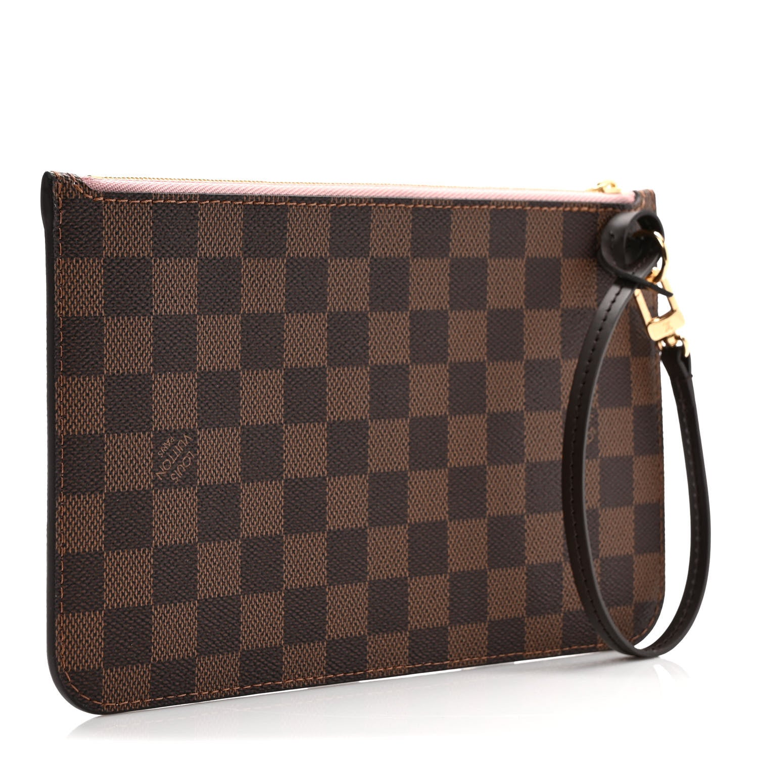 Louis Vuitton Damier Ebene Neverfull MM GM Pochette Rose Ballerine 3 of 6