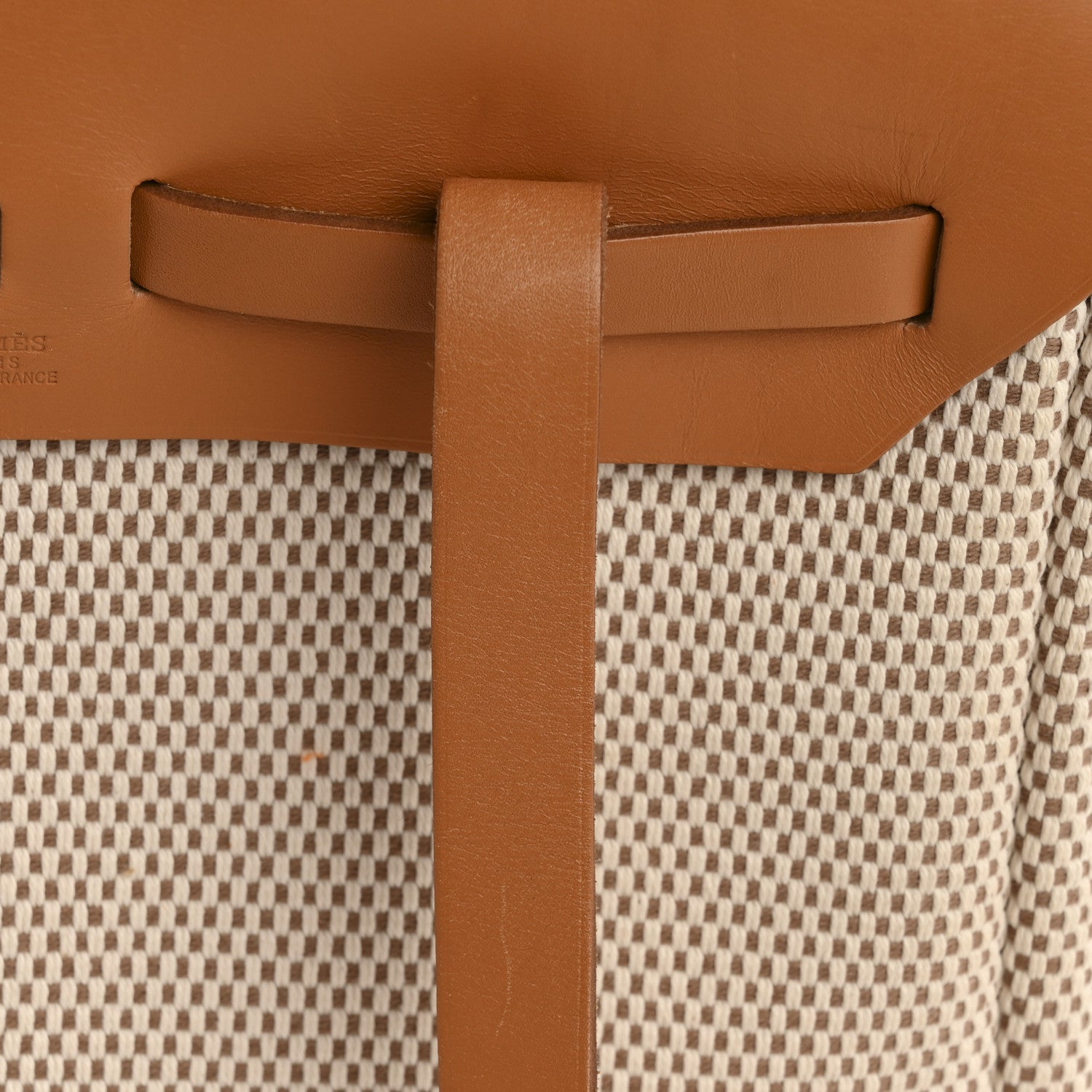 Hermes Vache Hunter Criss Viking Herbag a Dos Retourne Backpack Ecru Beige Naturel 12 of 12