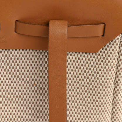Hermes Vache Hunter Criss Viking Herbag a Dos Retourne Backpack Ecru Beige Naturel 12 of 12