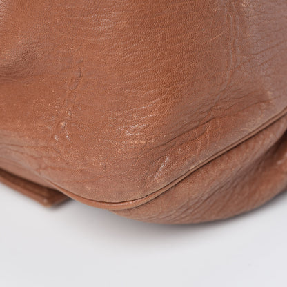 Fendi Crinkled Lambskin Mia Shoulder Flap Camel 18 of 20