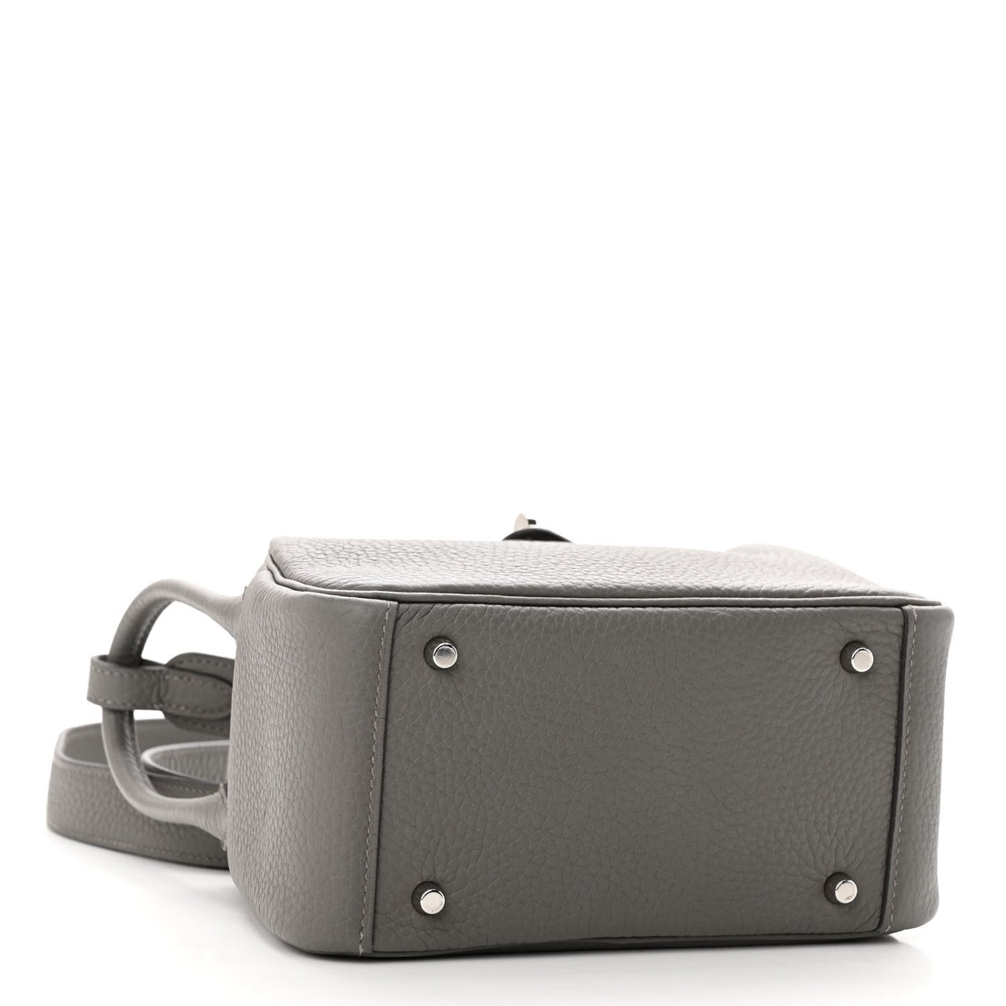 Taurillon Clemence Mini Lindy 20 Gris Meyer