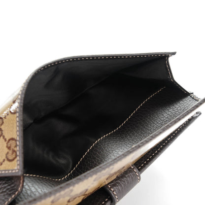 Gucci Crystal Monogram Dollar Calfskin Continental Wallet Beige Ebony Testa di Moro 8 of 8