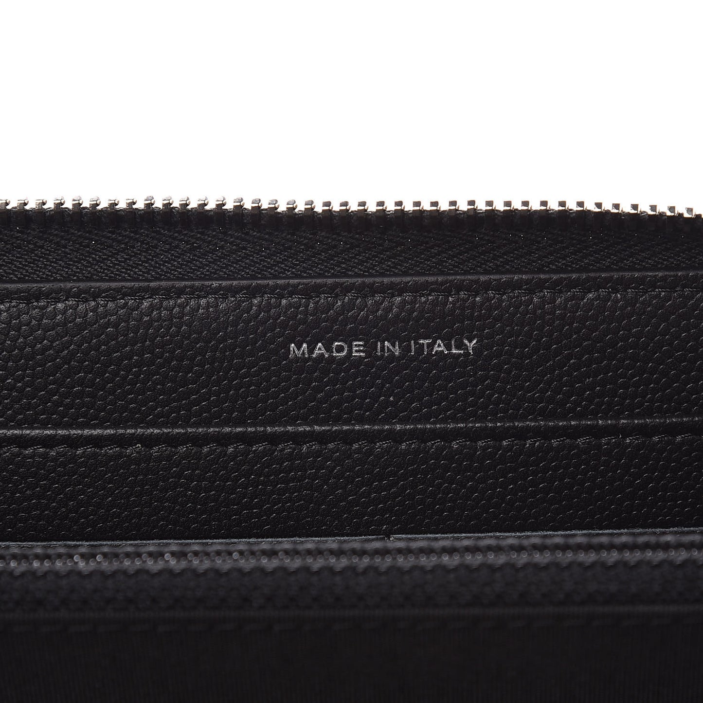 Caviar Camellia Embossed Large Gusset Zip Around Wallet