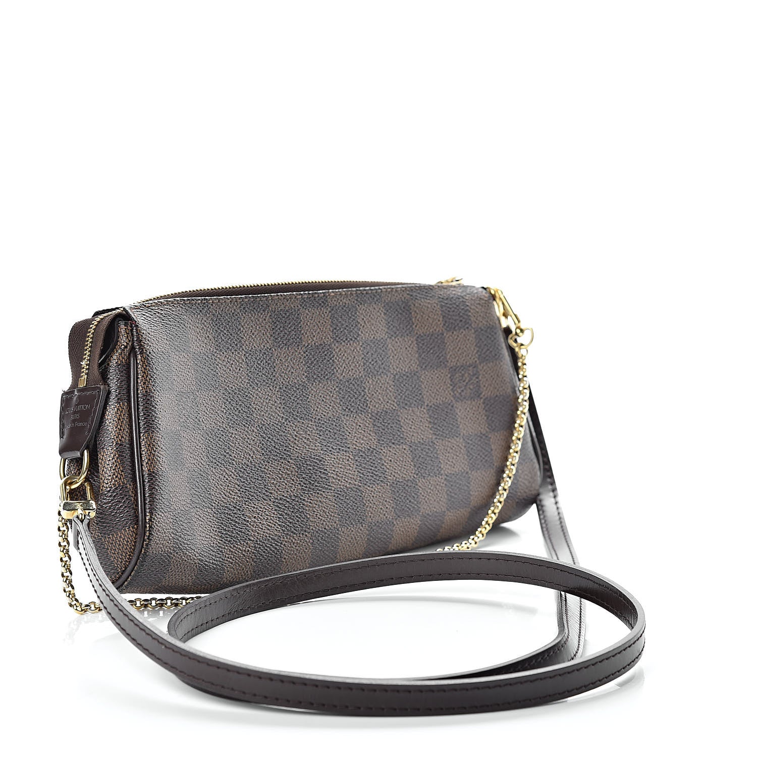 Louis Vuitton Damier Ebene Eva Clutch 3 of 12