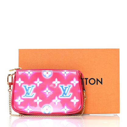 Louis Vuitton Vernis Valentine Mini Pochette Accessories Fuchsia Neon 9 of 9
