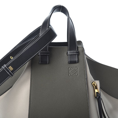 Loewe Calfskin Medium Hammock Shoulder Bag Khaki Green Soft White 6 of 9