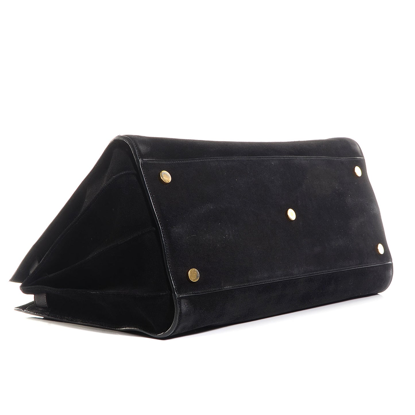 Suede Large Sac de Jour Carryall Black