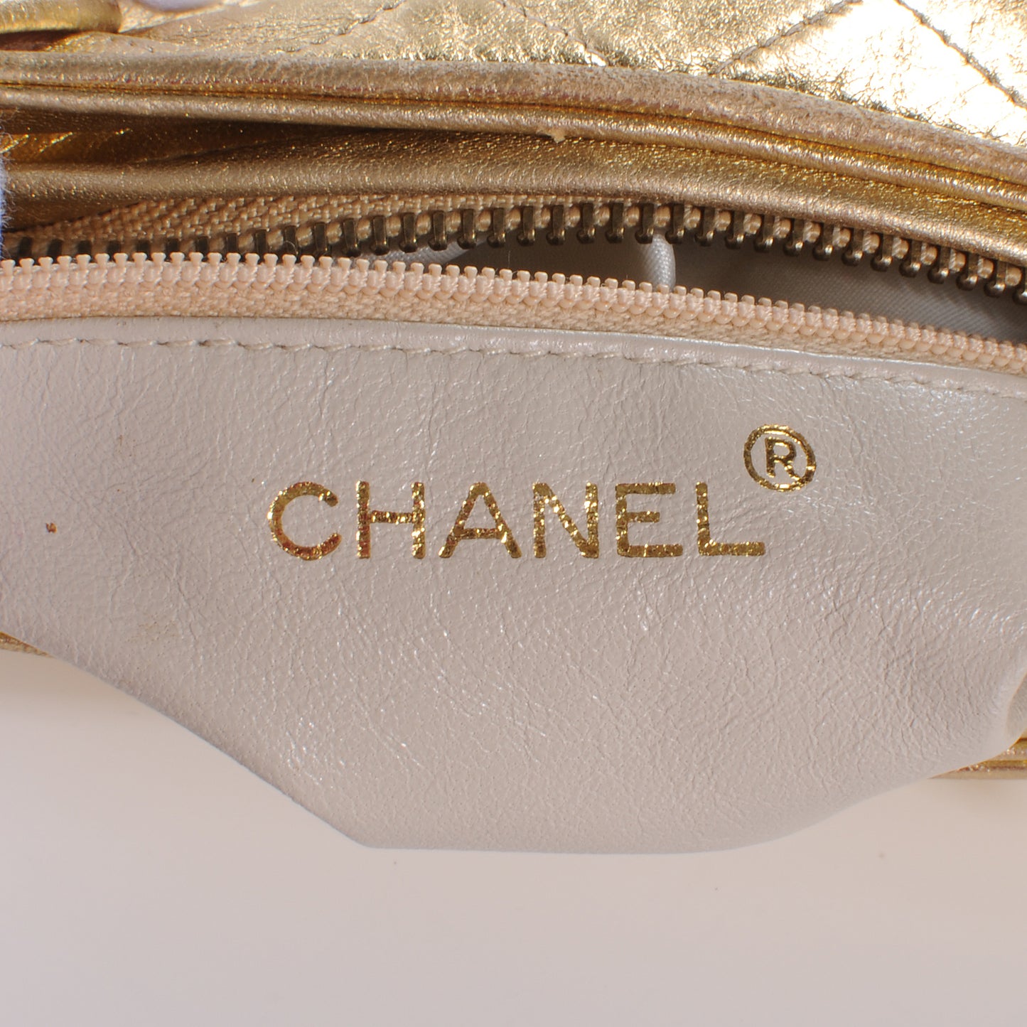 Lambskin Quilted Tassel Bag Gold