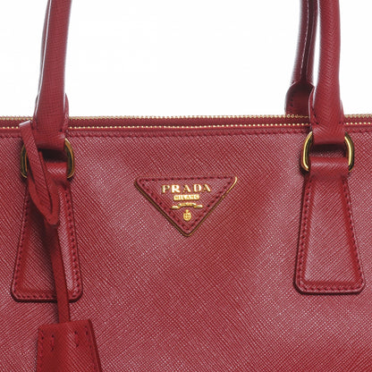 Prada Saffiano Lux Tote Fuoco 3 of 9