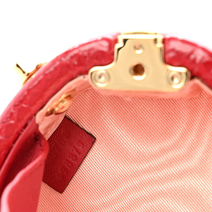 Gucci Snakeskin Broadway Mini Heart Top Handle Bag Rasberry Candy 7 of 12