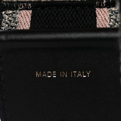 Christian Dior Canvas Embroidered Shoulder Strap Rose Multicolor 3 of 6