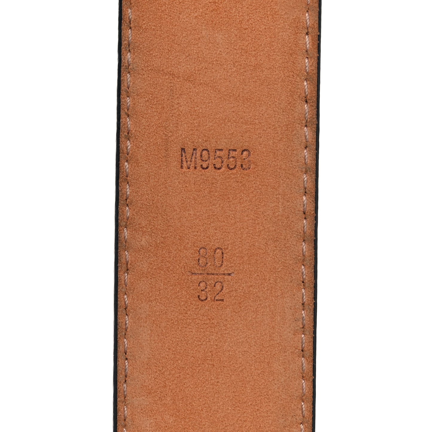 Epi 30mm LV Initiales Belt 80 32 Black