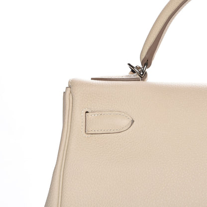Hermes Togo Kelly Retourne 32 Craie 26 of 29