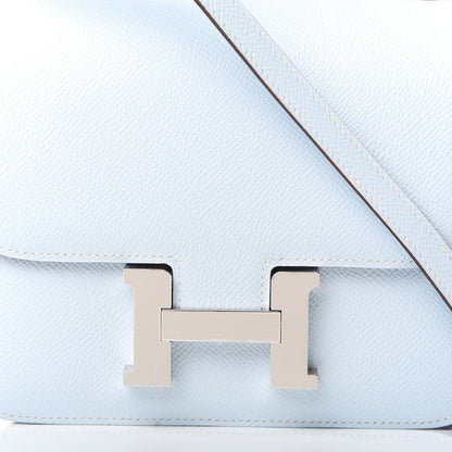 Hermes Epsom Constance 18 Bleu Brume 10 of 11