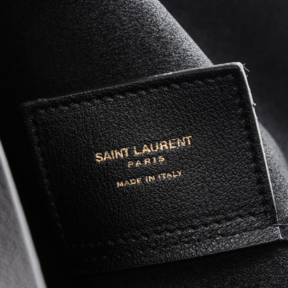Saint Laurent Calfskin Large Shopping Tote Black 8 of 9
