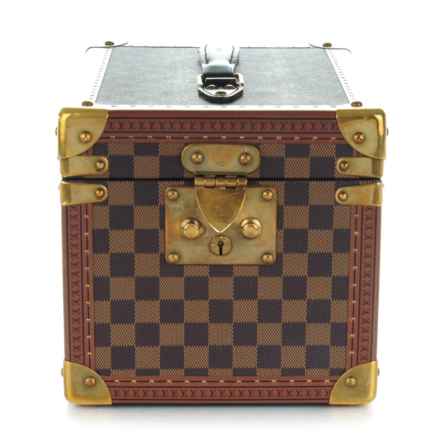 Damier Ebene Boite Flacons Beauty Train Trunk Case