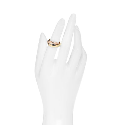 Cartier 18K Pink Yellow White Gold Classic Les Must De Cartier Trinity Ring 51 5.75 2 of 4