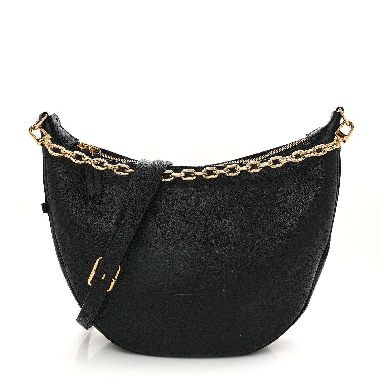Louis Vuitton Empreinte Monogram Giant Loop Hobo Black 2 of 25