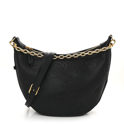 Louis Vuitton Empreinte Monogram Giant Loop Hobo Black 2 of 25